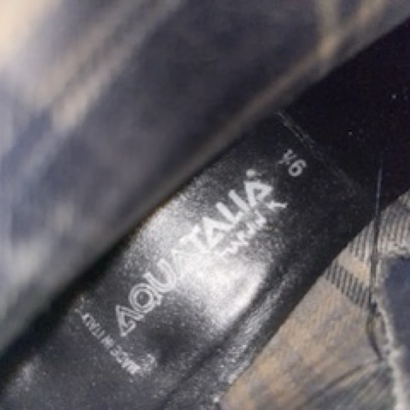 Aquatalia Blue Suede Knee-High made in Italy Boots - Picture 7 of 7